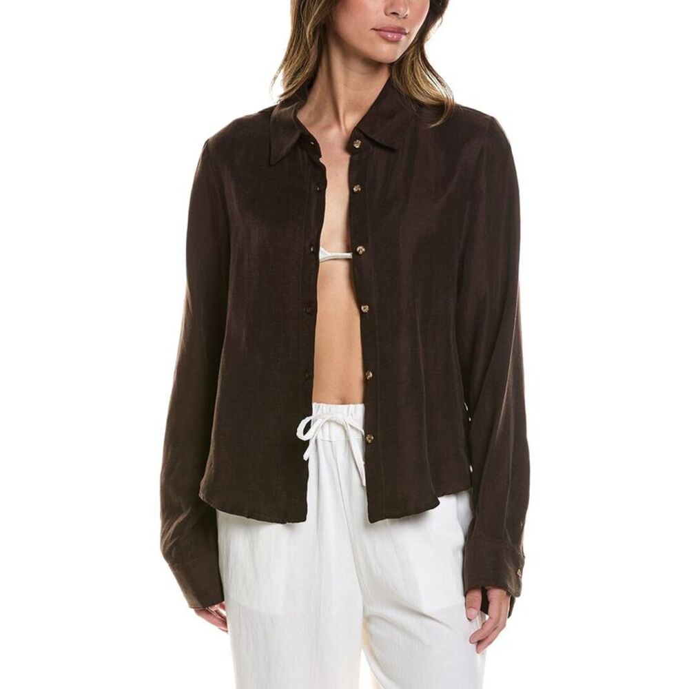 Anemos Womens  Phillips Button-Down Shirt